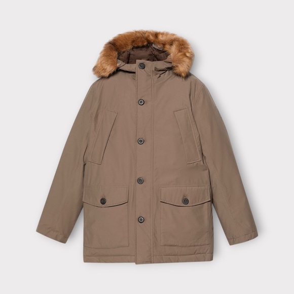 Men's Timberland Scar Ridge Parka with DryVent Technology Chocolate Chip